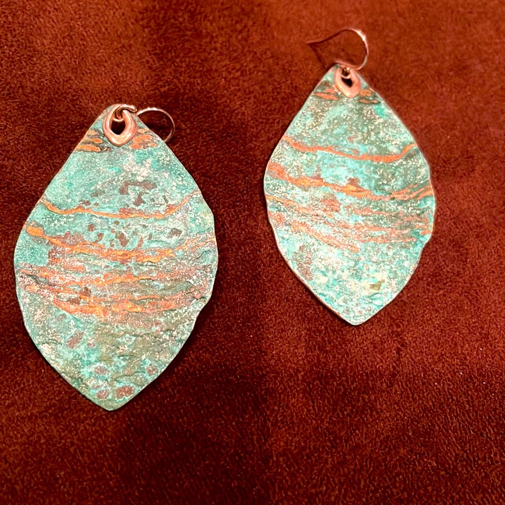 Silpada turquoise/ gold earrings
